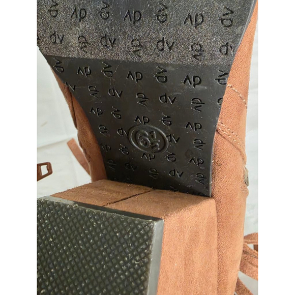 Women's Dolce Vita Booties Size 6.5 Brown‎ - Picture 7 of 8